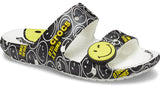 Crocs Classic Smiley Sandal White Multi