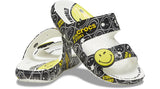 Crocs Classic Smiley Sandal White Multi