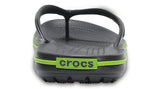 Crocs Crocband Flip Graphite Volt Green-Thongs