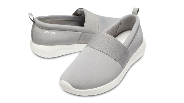 Crocs LiteRide Slip-On Light Grey White – Sole Central