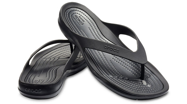 Crocs Swiftwater Flip Black – Sole Central