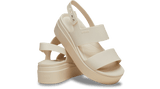 Crocs Brooklyn Low Wedge Sandstone