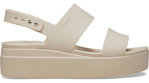 Crocs Brooklyn Low Wedge Sandstone