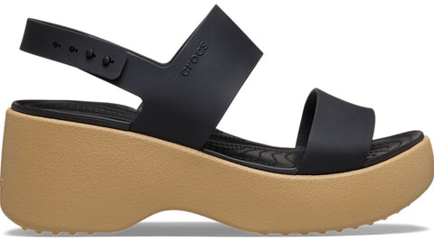 Crocs Brooklyn Sky Sandal Black Cashew