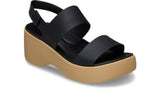 Crocs Brooklyn Sky Sandal Black Cashew