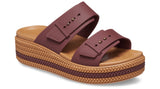 Crocs Brooklyn Woven Buckle Dark Clay