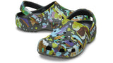 Crocs Classic Painted Floral Clog Black Sand