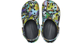 Crocs Classic Painted Floral Clog Black Sand