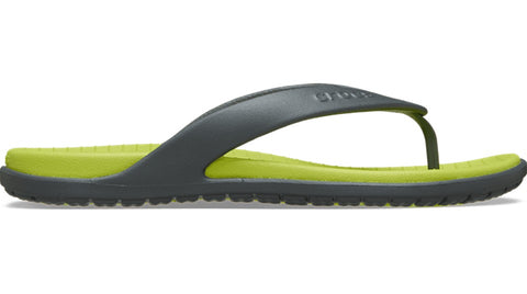 Crocs Coast Flip Slate Grey Citrus