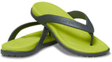 Crocs Coast Flip Slate Grey Citrus