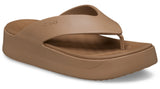 Crocs Getaway Platform Flip Milk Chocolate