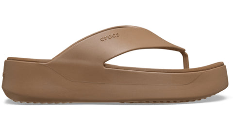 Crocs Getaway Platform Flip Milk Chocolate