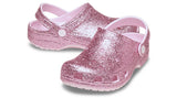Crocs Kids Classic Chunky Glitter Clog  Pink Milk