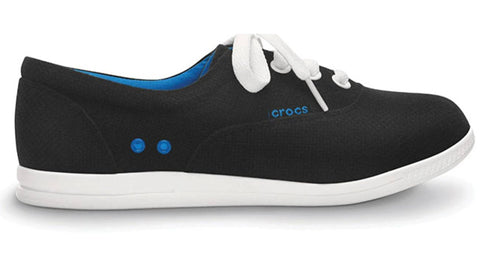 Crocs LoPro Long Vamp Plim Sneaker Black White