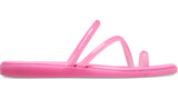 Crocs Miami Jelly Toe Loop Sandal Pink Lemonade
