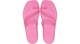 Crocs Miami Jelly Toe Loop Sandal Pink Lemonade
