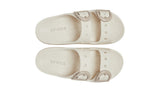 Crocs Saturday Enamel Buckle Sandal Frappe