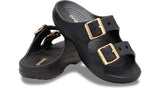 Crocs Saturday Metallic Buckle Sandal Black