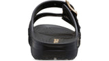 Crocs Saturday Metallic Buckle Sandal Black