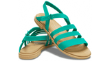 Crocs Tulum Sandal Deep Green Tan