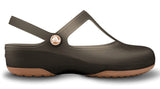 Crocs Carlie Mary Jane Espresso Bronze