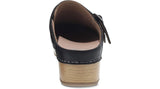 Dansko Berry Black Burnished Nubuck Leather Clog