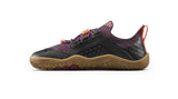 Vivobarefoot Kids Primus Trail Knit FG Huckleberry Molten Lava
