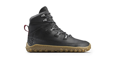Vivobarefoot Men's Tracker Leather AT II Obsidian
