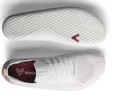 Vivobarefoot Women's Primus Lite Knit White Peach Melba