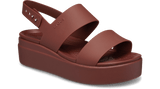 Crocs Brooklyn Low Wedge Dark Clay