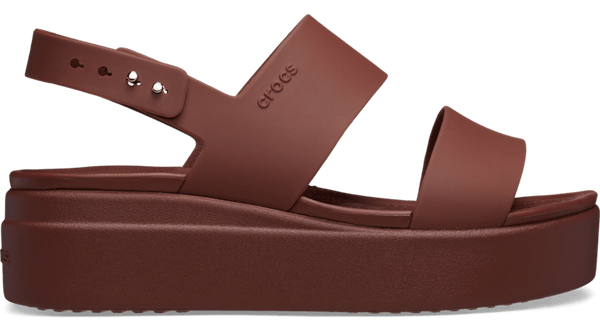 Crocs Brooklyn Low Wedge Dark Clay