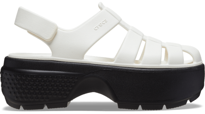 Crocs Stomp Fisherman Sandal Chalk – Sole Central