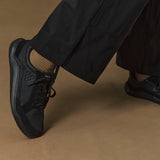 Vivobarefoot Men's Gobi II Sneaker Premium Leather Triple Obsidian