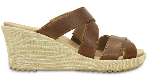 A-Leigh Crisscross Wedge Hazelnut Chai