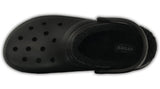 Crocs Classic Fuzz Lined Clog Black-Clogs