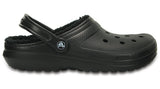 Crocs Classic Fuzz Lined Clog Black-Clogs