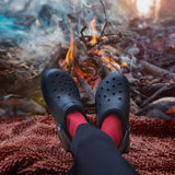 Crocs Classic Fuzz Lined Clog Black-Clogs