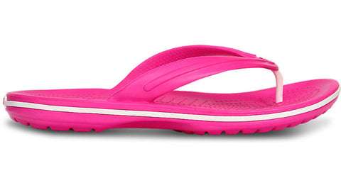 Crocs Crocband Flip Neon Magenta White