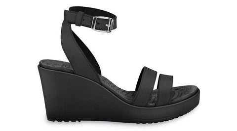 Crocs Leigh Wedge Black