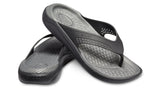 Crocs LiteRide Flip Black Slate Grey-Sandals