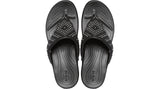 Crocs Monterey Shimmer Wedge Flip Black
