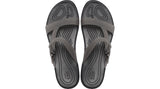 Crocs Tulum Translucent Toe Post Sandal Black